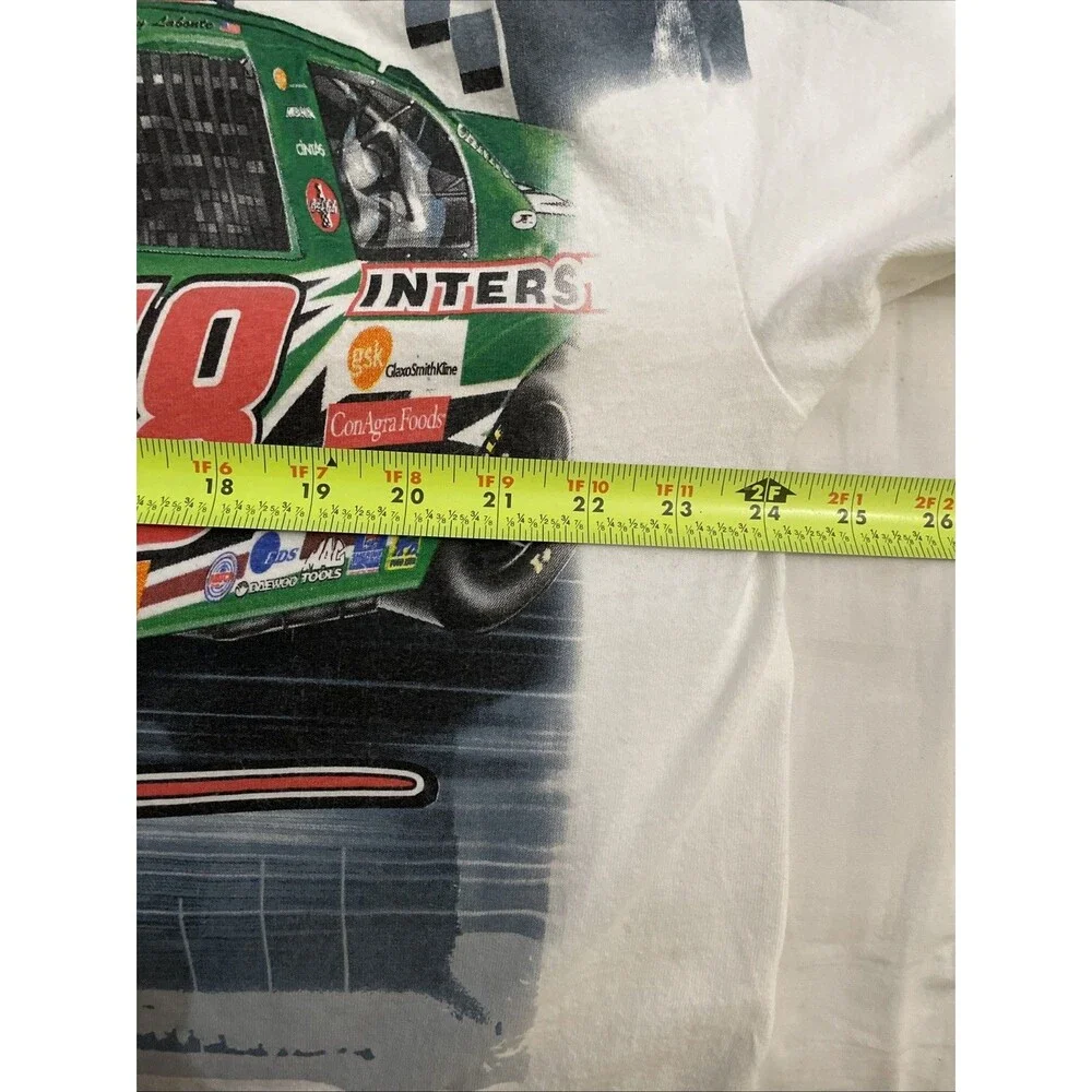 Vintage 2003 Bobby Labonte NASCAR T-Shirt AOP All Over Print #18 Chase Y2K Large